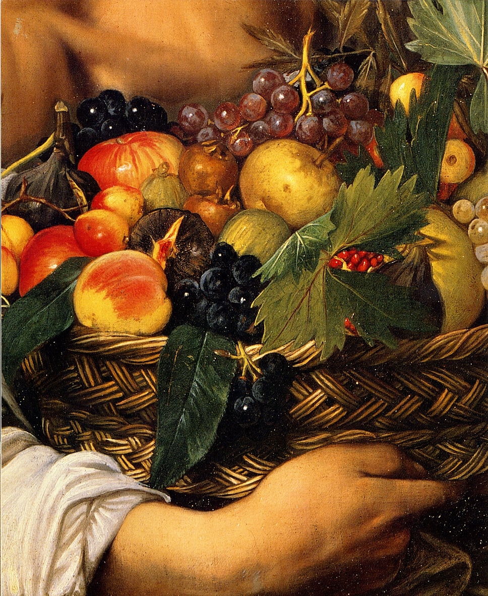 Junge mit einem Obstkorb von Michelangelo Merisi Caravaggio